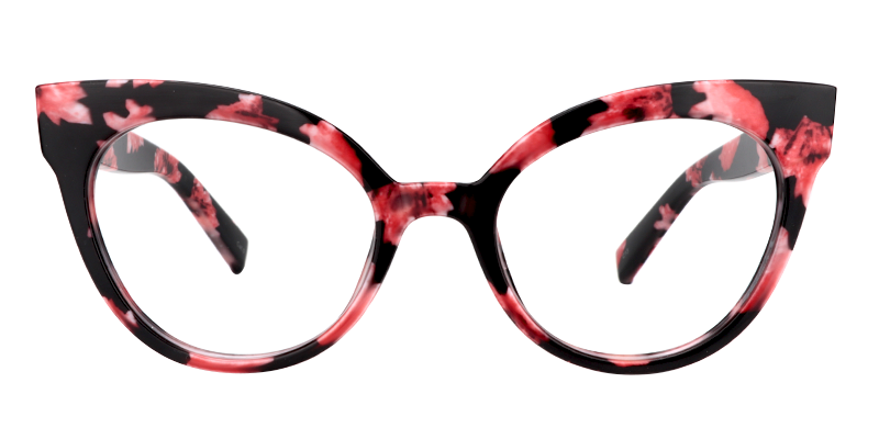 Miya Cateye Red Floral Glasses