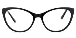 Calypso Cat Eye Black Glasses0
