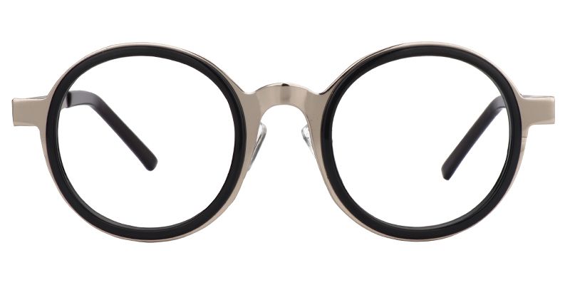 Wendy Round Black Glasses