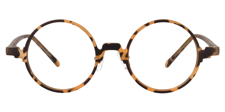 Calla Round Yellow Tortoise Glasses