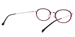 Clement Oval Red Glasses5