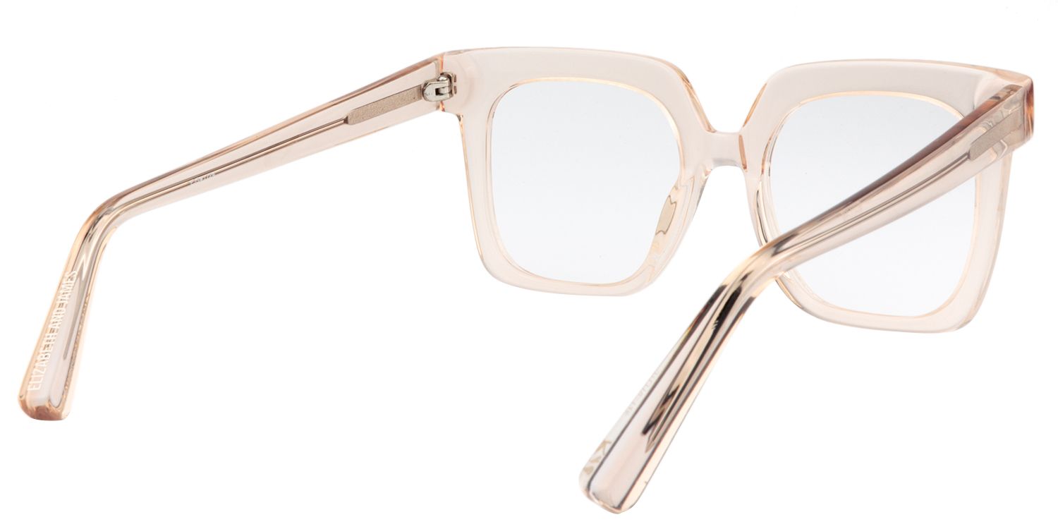 Square Beige Glasses | Zeelool Glasses5