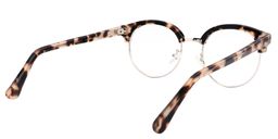 Lillian Round Tortoise Glasses5