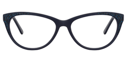 Carmen Cat eye Dark Blue Glasses0