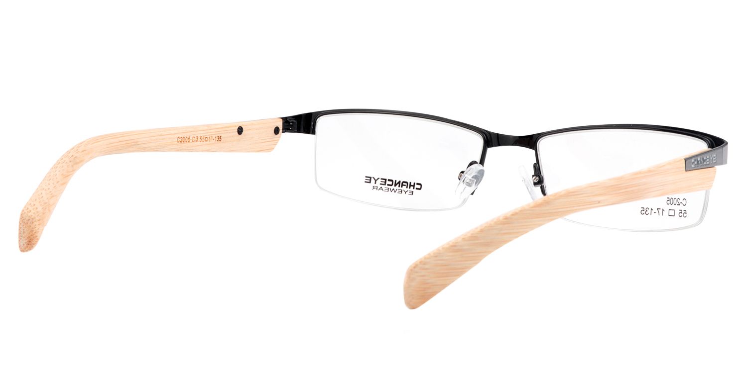 Rectangle Black Glasses | Zeelool Glasses5