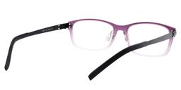 Hanny Rectangle Purple Glasses5