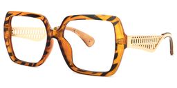 Pippa Sqaure Tortoise Glasses1