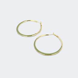 Stylish Annulus Shape Green Earrings0