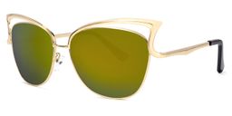 Maguire Cateye Gold Sunglasses1