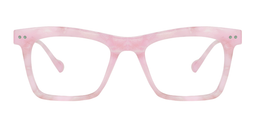Brenda Rectangle Pink Glasses0
