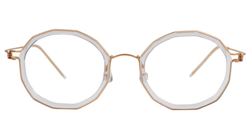 Angus Geometric Clear Glasses 