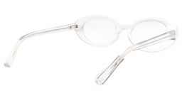 Calista Oval Clear Sunglasses5
