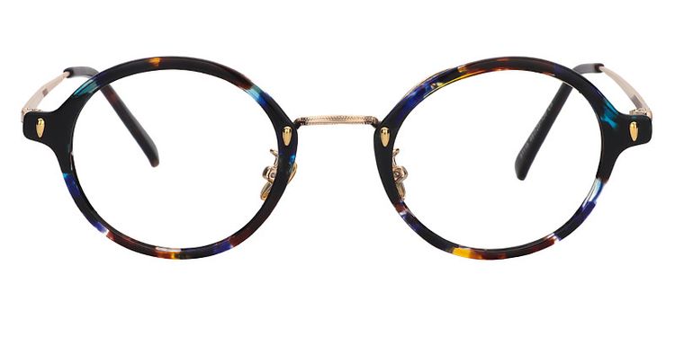 Beale Round Blue&Black Glasses