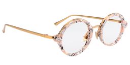 Fiona Round Floral Glasses3