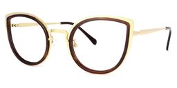 Quillan Cateye Brown Glasses1