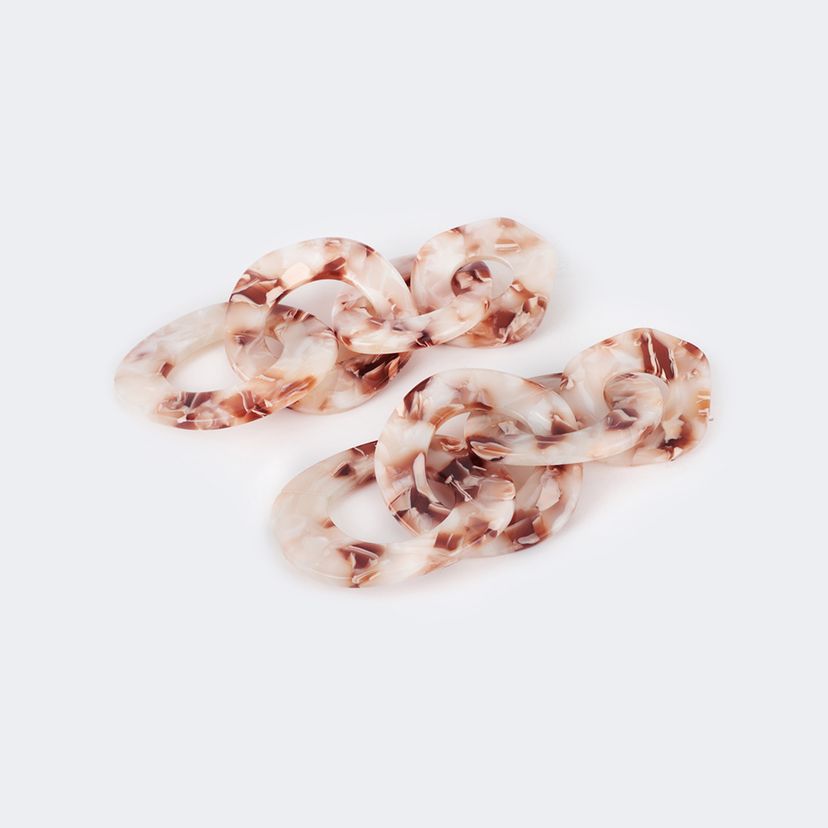 Vintage Round Floral Earrings