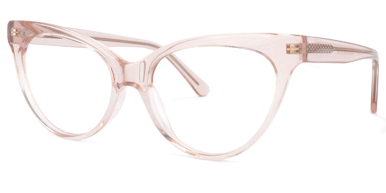 Cat Eye Beige Glasses | Zeelool Glasses1