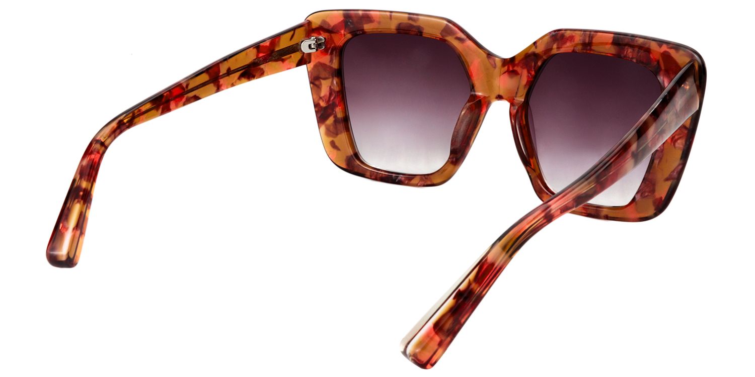 Square Brown Sunglasses | Zeelool Sunglasses5