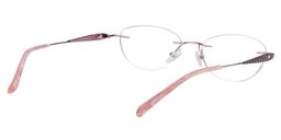 Melody Oval Pink Glasses5