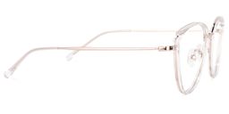 Reagan Cateye Clear Glasses3