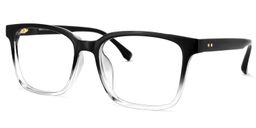 Roman Rectangle Black Glasses1