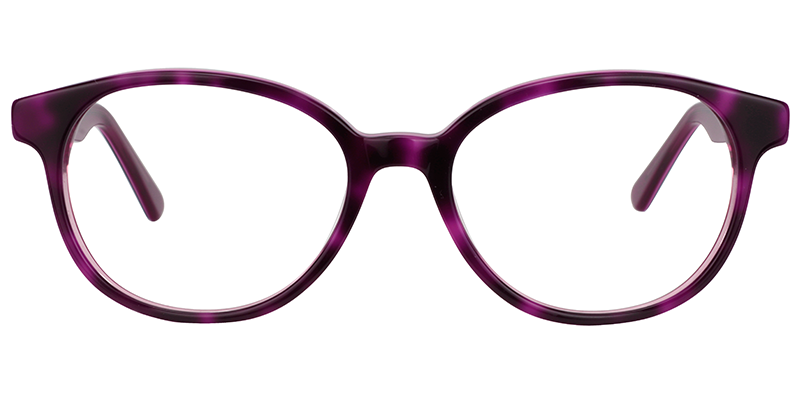 Oval Purple Glasses0
