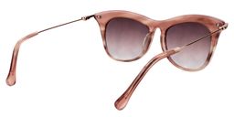 Joyce Cat-eye Brown Sunglasses5