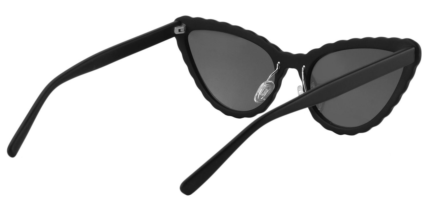 Cat eye Black Sunglasses | Zeelool Sunglasses5