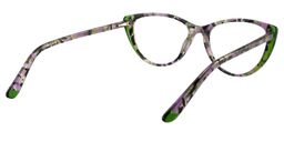 Benson Oval Purple Floral Glasses5