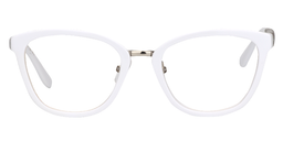Hockey Cat Eye White Glasses0