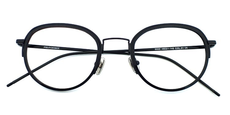 Darren  Round Titanium Glasses