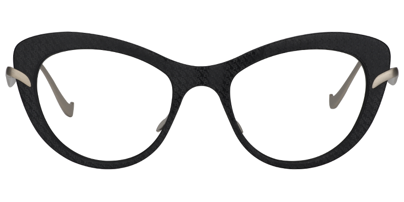 Nora Cat Eye Black Glasses