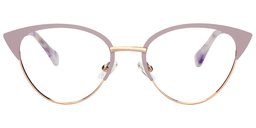 Nelly Cat Eye Pink Glasses0