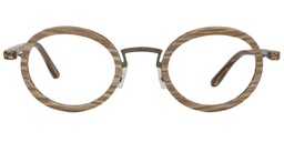 Vincent Oval  Brown Glasses0