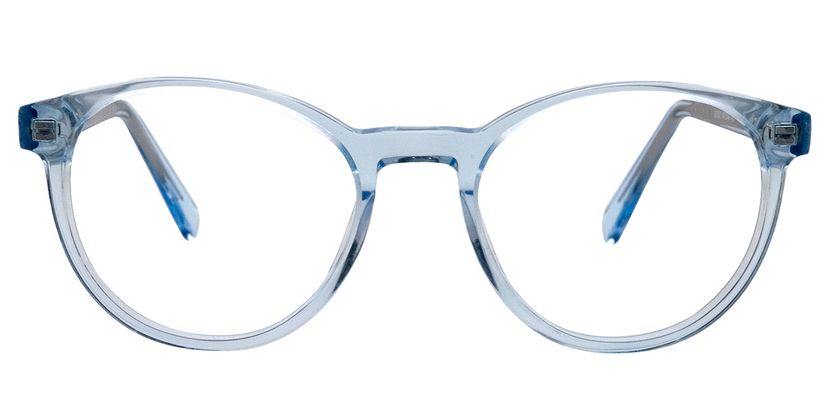 Andrew Round Light Blue Glasses
