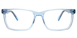 Sicily Rectangle Light Blue Glasses0