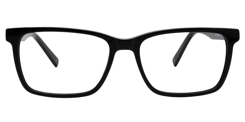 Sicily Rectangle Black Glasses
