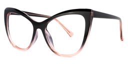 Shelby Cateye Black-Pink Glasses1