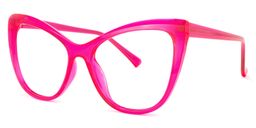 Shelby Cateye Bright-Pink Glasses1