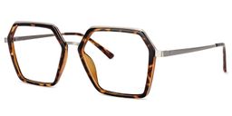 Sierra Geometric Tortoise Glasses1