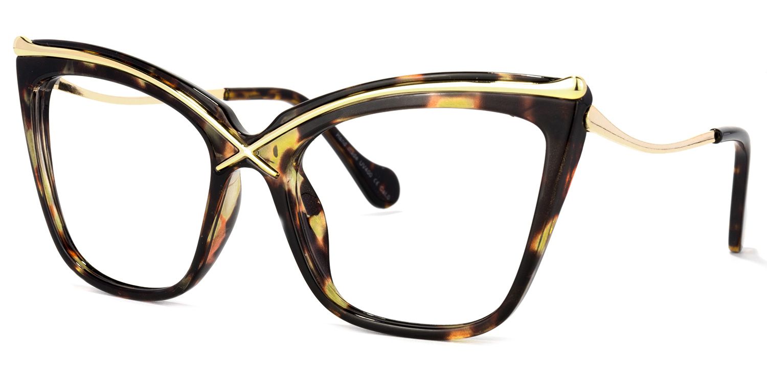 Winston Butterfly Tortoise Frame Glasses | ZEELOOL UK1