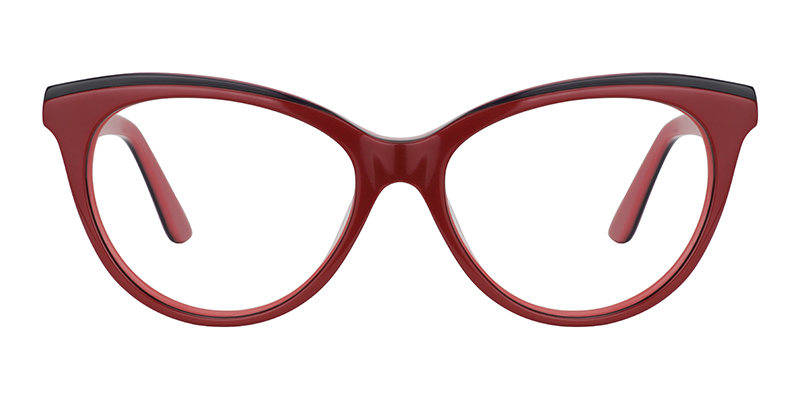 Aletta Cat Eye Red Glasses