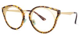 Wiktoria Cateye Tortoise Glasses1