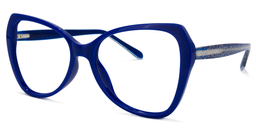 Eleanora Butterfly Blue Glasses1