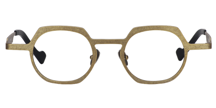 Hilary Geometric Brown Glasses