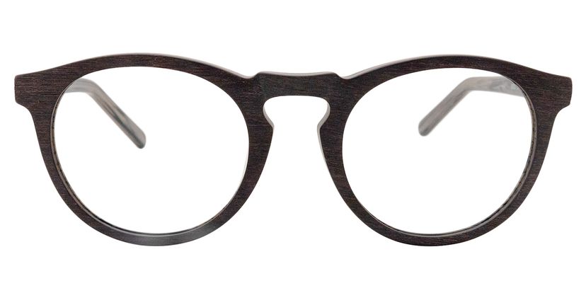 Adolf Round Wood Glasses