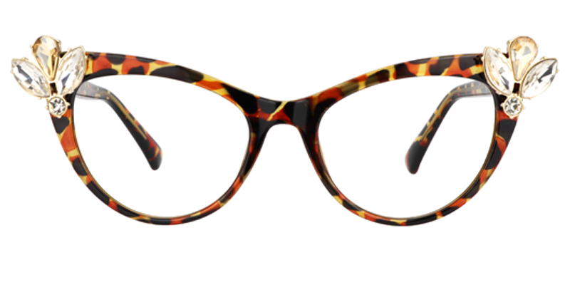 Aimee Cat Eye Tortoise Glasses