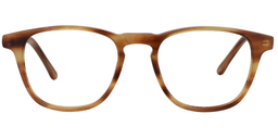 Becky Round Light Brown Glasses0