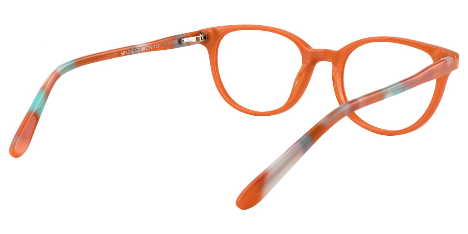 Square Orange Glasses | Zeelool Glasses5