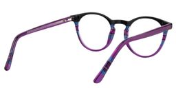 Margaret Round Purple Glasses5